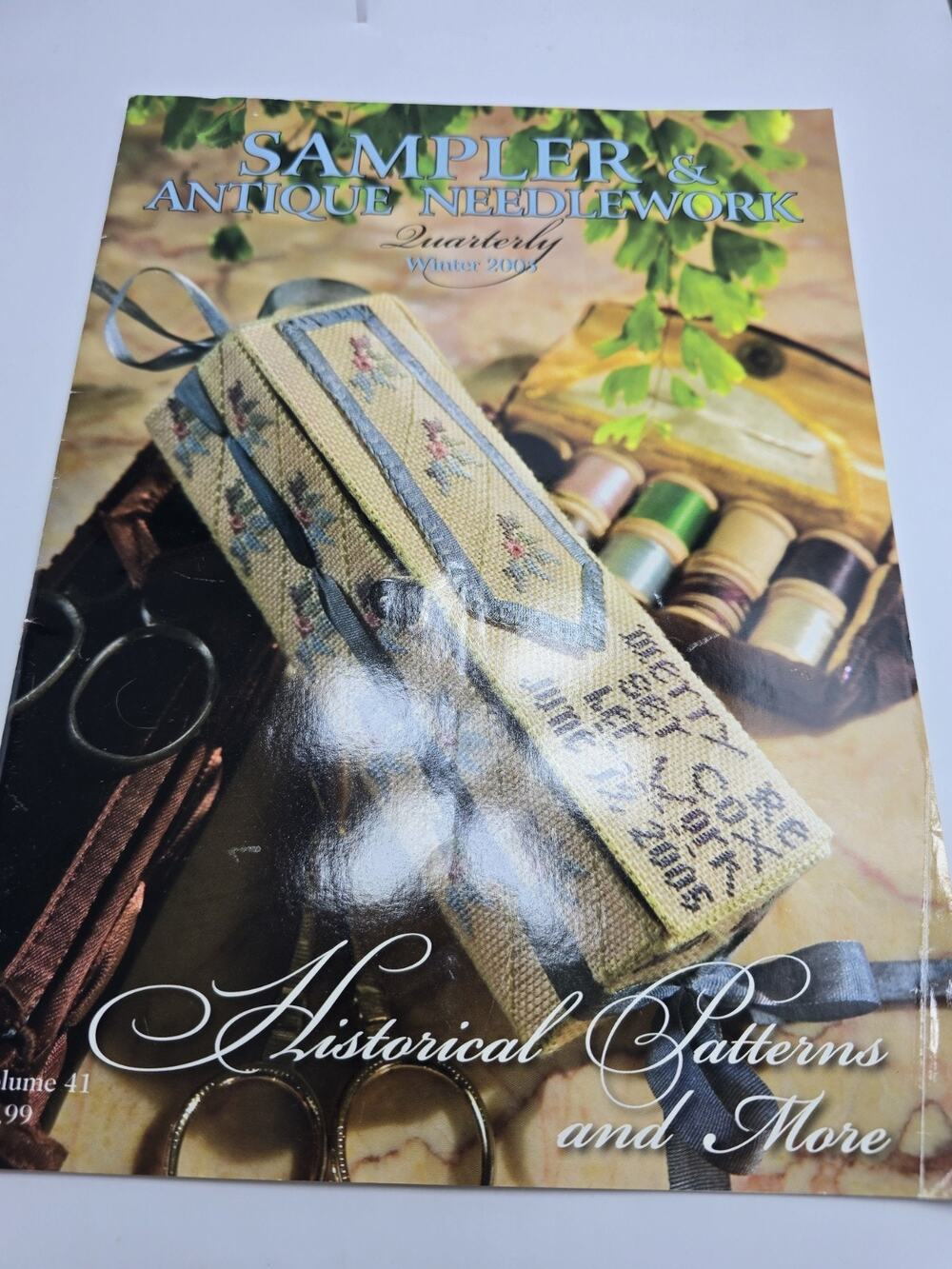 Sampler and Antique Needlework Quarterly Vol 41 Winter 2005 Cross Stitch